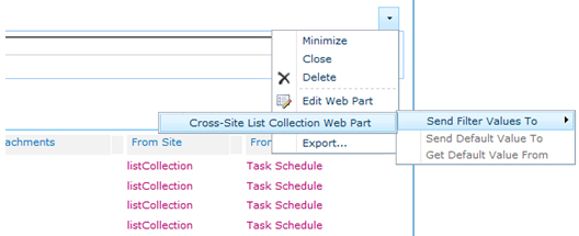 SharePoint List Collection Screenshot
